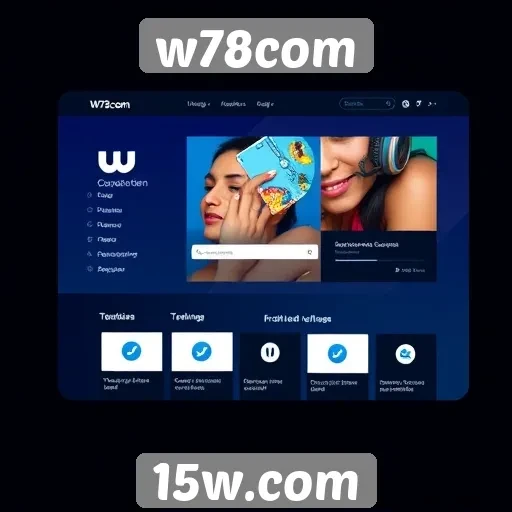 Interface do w78com se destaca pela usabilidade